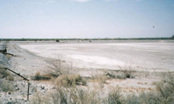 Brine Evaporation Pond